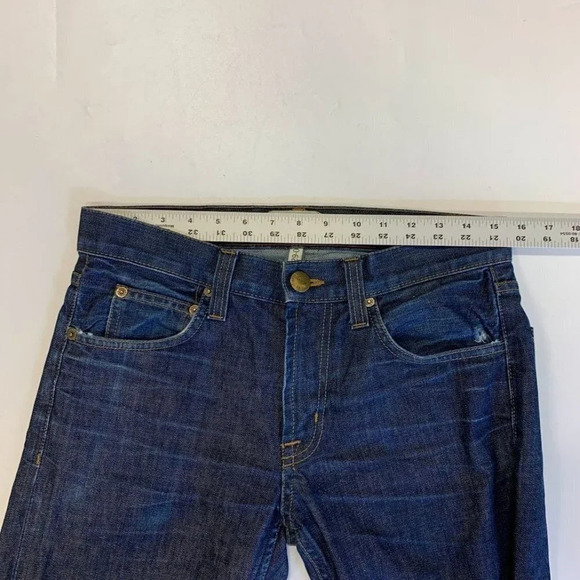 Current Elliott Men's The Slim Taper Distressed Mid Rise In Cove‎ Jeans SZ 29x33 - Picture 11 of 14